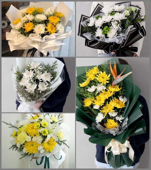 广东揭阳市普宁市广太镇山前村白事花束代送
